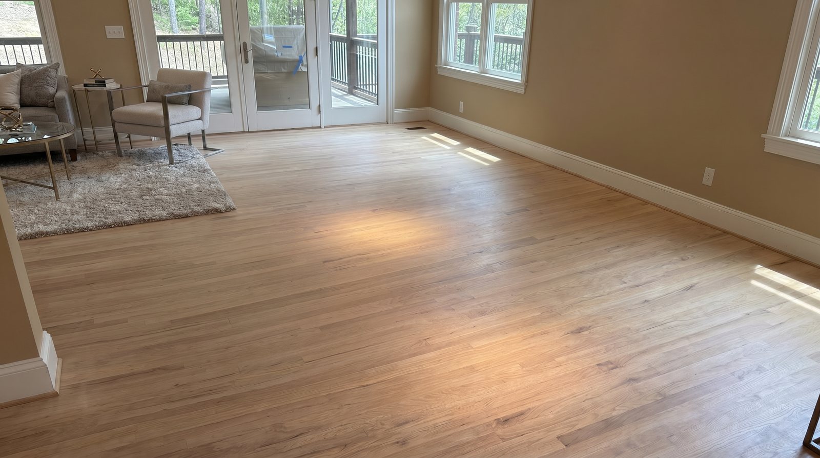 Hardwood floor installation by Georgia Real Floors
