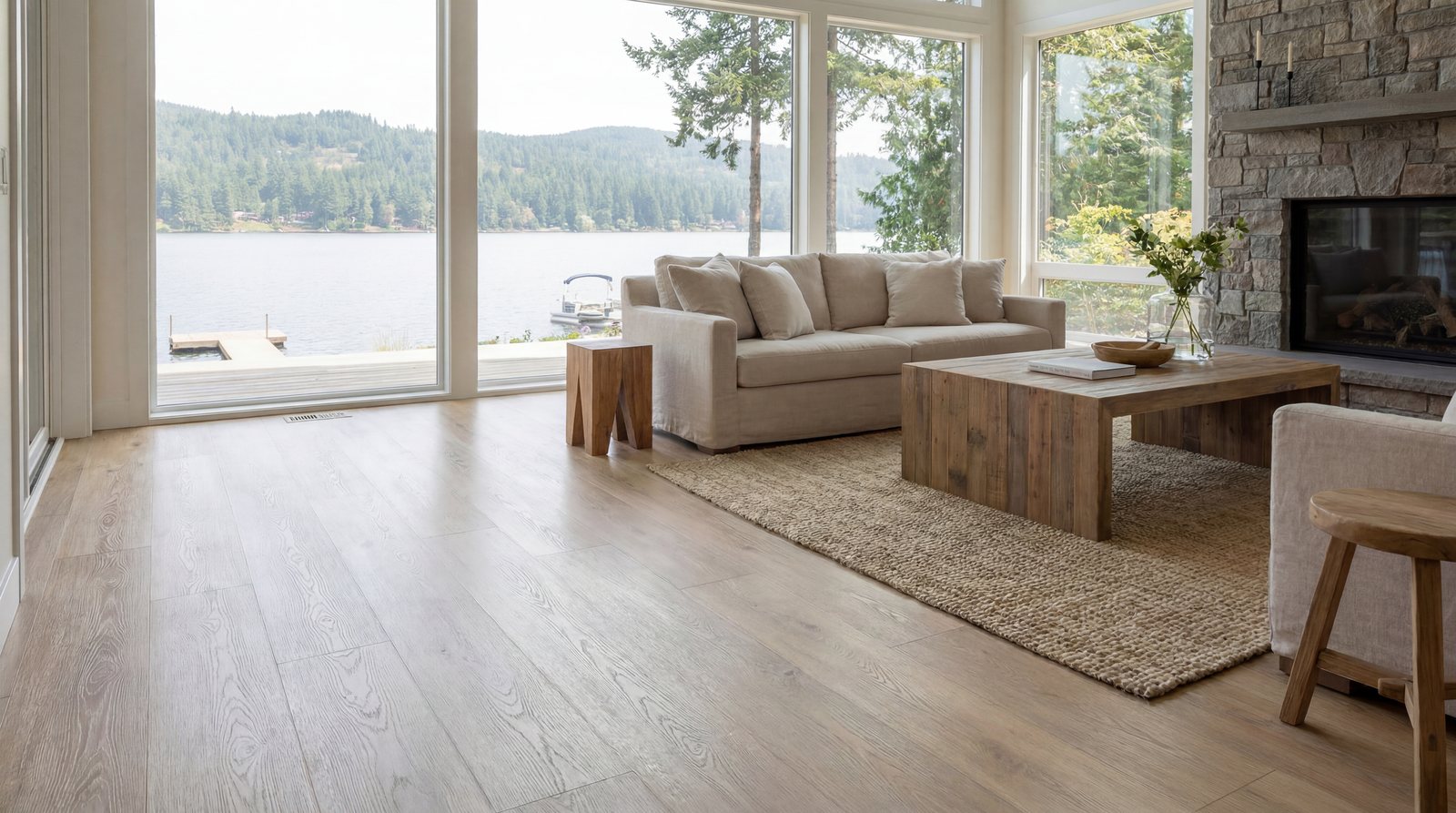 Luxury vinyl plank flooring installation by Georgia Real Floors